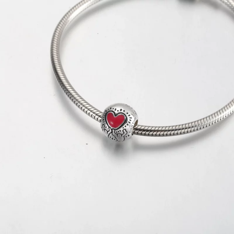 (afbeelding voor) Keith Haring™ x Pandora Love & Figures Charm - 792225C01 - Bekijken 5