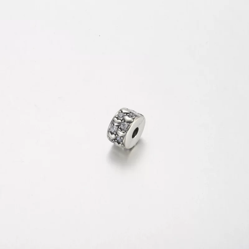 (afbeelding voor) Pandora Infinite Hearts Sparkling Clip Charm - 792235C01 - Bekijken 2