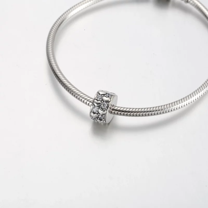 (afbeelding voor) Pandora Infinite Hearts Sparkling Clip Charm - 792235C01 - Bekijken 4