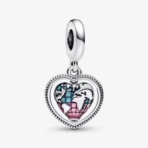 Pandora Familie Draaiend Hart Globe Hangertje - 792240C01 (afbeelding voor) Pandora Familie Draaiend Hart Globe Hangertje - 792240C01