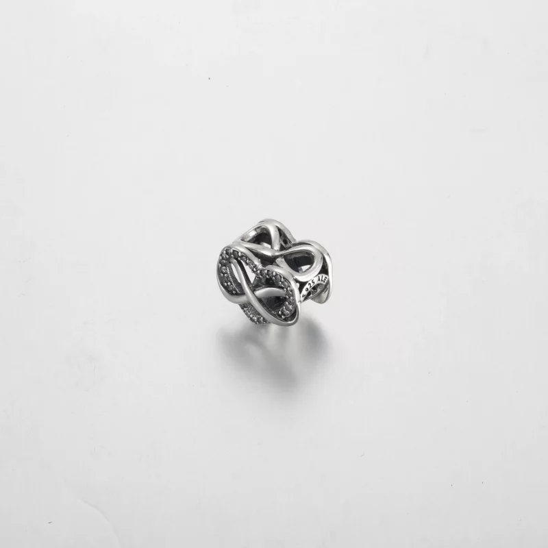 (afbeelding voor) Pandora Family Infinity Rood Hart Charm - 792246C01 - Bekijken 2