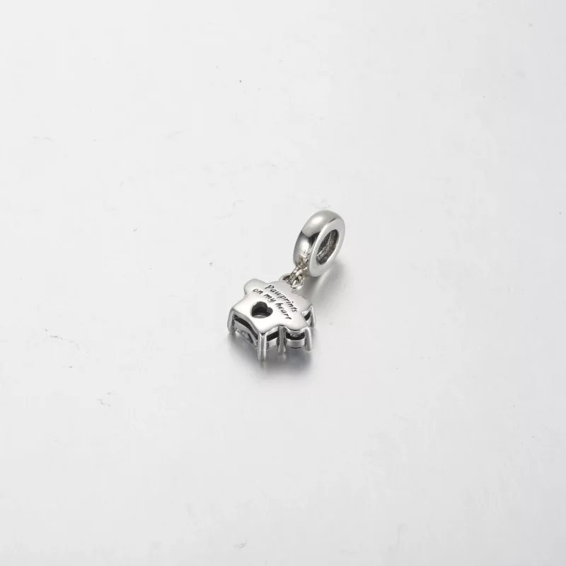 (afbeelding voor) Pandora Sparkling Pet Paw Print Dangle Charm - 792247C01 - Bekijken 3