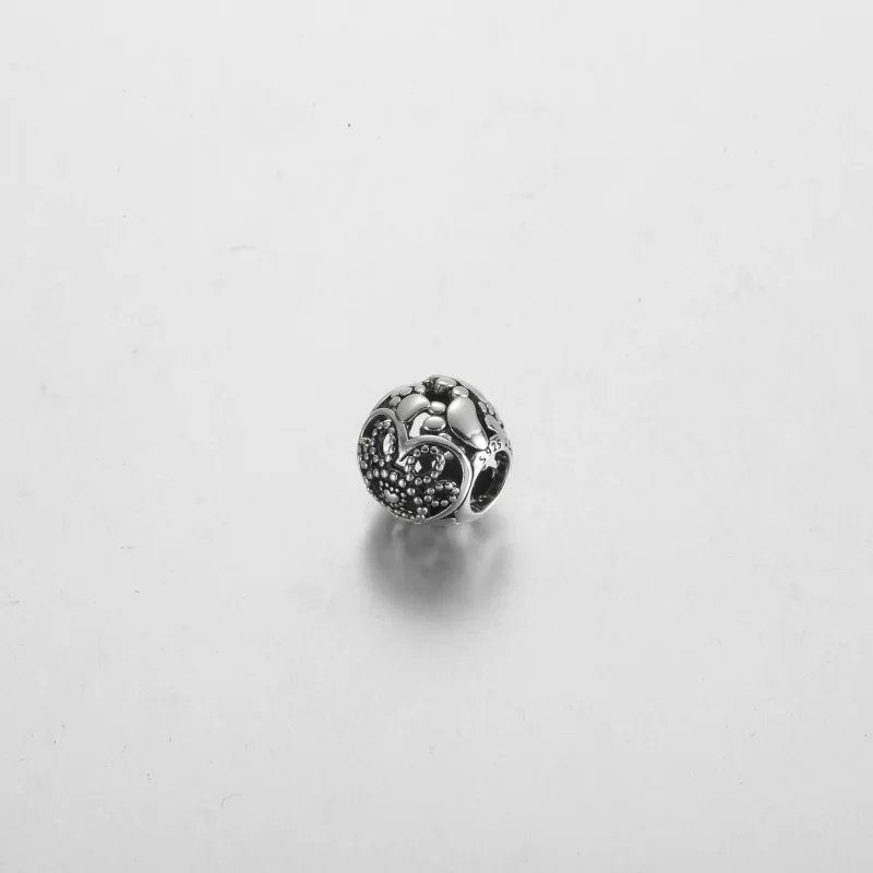 (afbeelding voor) Pandora Bontbaby Hartjes & Pootafdrukken Charm - 792248C00 - Bekijken 2