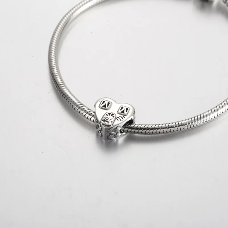 (afbeelding voor) Pandora Heart House Happy Place Charm - 792249C00 - Bekijken 5