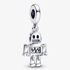 Pandora Bestie Bot Robot Hangertje - 792250C01 (afbeelding voor) Pandora Bestie Bot Robot Hangertje - 792250C01