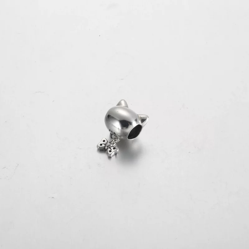 (afbeelding voor) Pandora Huisdier Kat & Strik Charm - 792255C01 - Bekijken 3