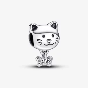 (afbeelding voor) Pandora Huisdier Kat & Strik Charm - 792255C01