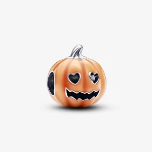 Pandora Gloei-in-het-donker Spookachtige Pompoen Charm - 792291C01 (afbeelding voor) Pandora Gloei-in-het-donker Spookachtige Pompoen Charm - 792291C01