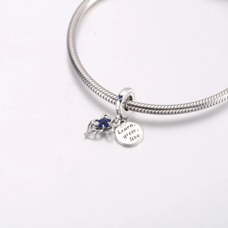 (afbeelding voor) Pandora Bloeiende Bloem Dubbele Hangende Charm - 792293C01 - Bekijken 4