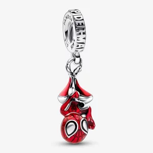 Pandora Marvel Hangende Spider-Man Hangende Charm - 792323C01 (afbeelding voor) Pandora Marvel Hangende Spider-Man Hangende Charm - 792323C01