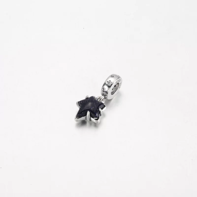 (afbeelding voor) Pandora Celestial Galaxy Star Murano Hangende Charm - 792368C01 - Bekijken 2