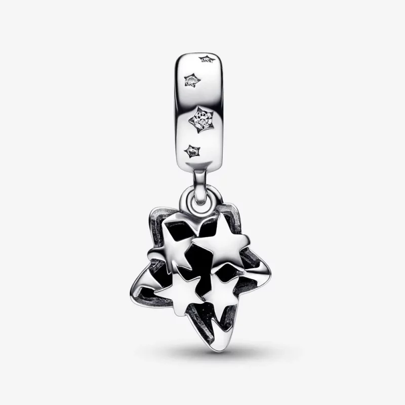 (afbeelding voor) Pandora Celestial Galaxy Star Murano Hangende Charm - 792368C01 - Bekijken 5