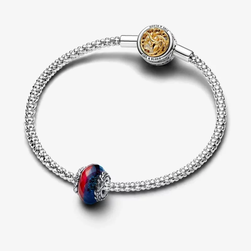 (afbeelding voor) Pandora Game of Thrones Ice & Fire Dragons Dual Murano Glass Charm - 792966C00 - Bekijken 4