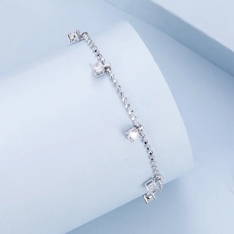 (afbeelding voor) PANDORA Stijl Fijne Fonkelende Zircon Armband - BSB156 - Bekijken 2
