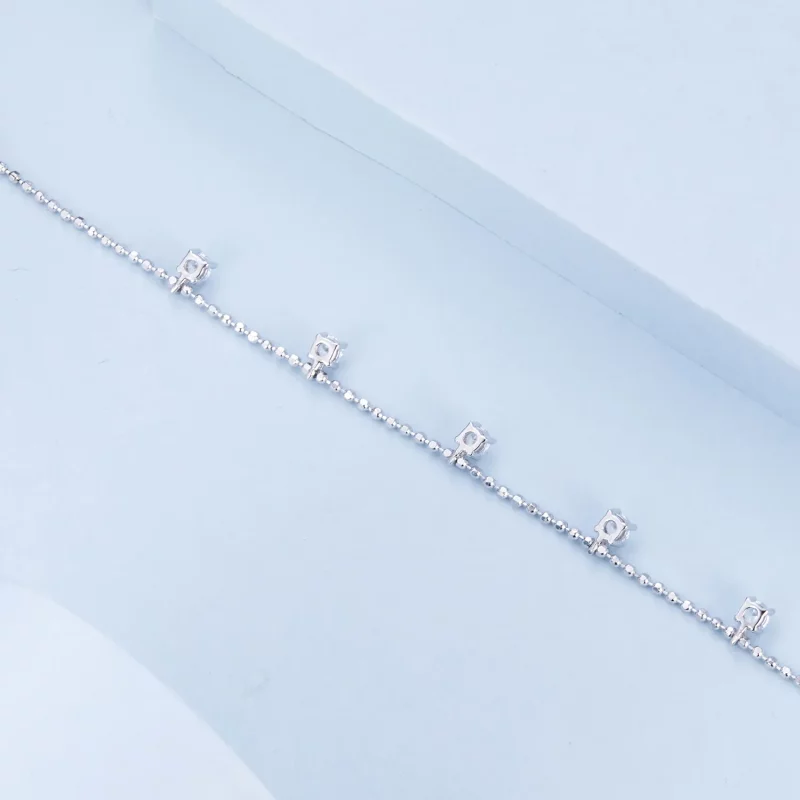 (afbeelding voor) PANDORA Stijl Fijne Fonkelende Zircon Armband - BSB156 - Bekijken 3