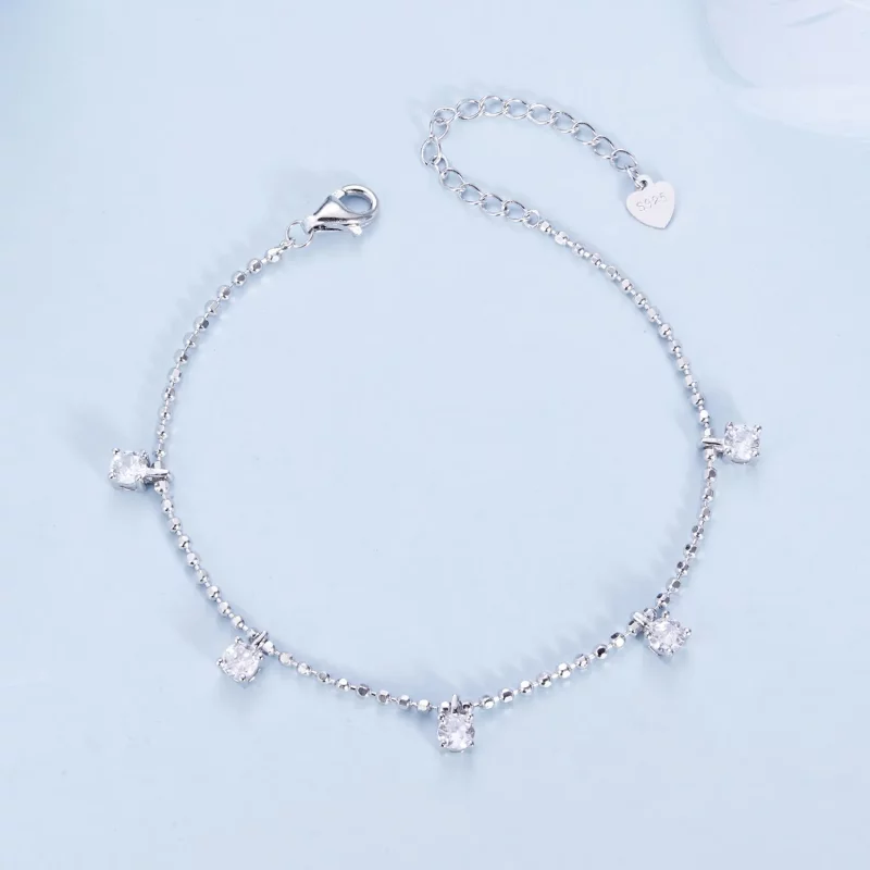(afbeelding voor) PANDORA Stijl Fijne Fonkelende Zircon Armband - BSB156 - Bekijken 4