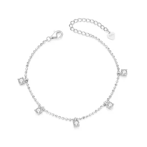 (afbeelding voor) PANDORA Stijl Fijne Fonkelende Zircon Armband - BSB156
