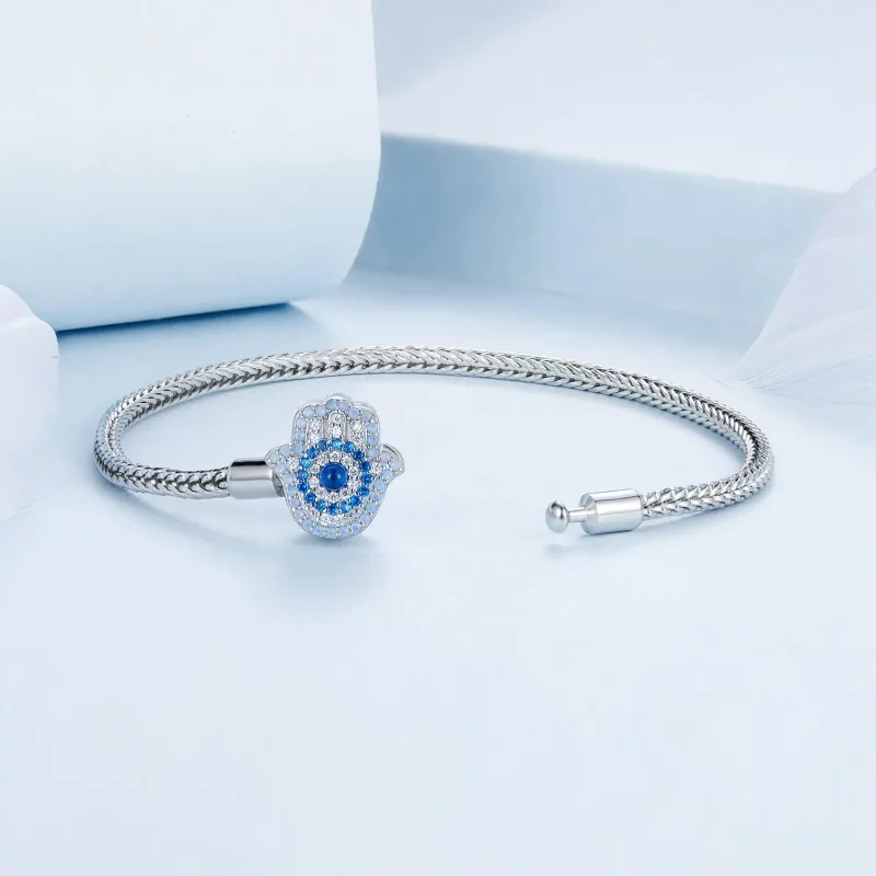 (afbeelding voor) PANDORA Stijl Fatima Beschermgodin Basis Ketting Armband - BSB159 - Bekijken 5