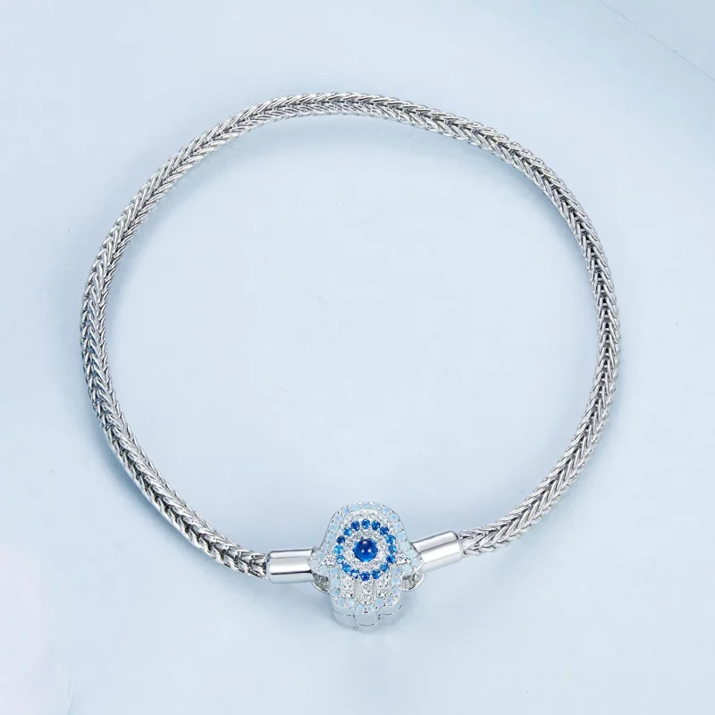 (afbeelding voor) PANDORA Stijl Fatima Beschermgodin Basis Ketting Armband - BSB159 - Bekijken 6