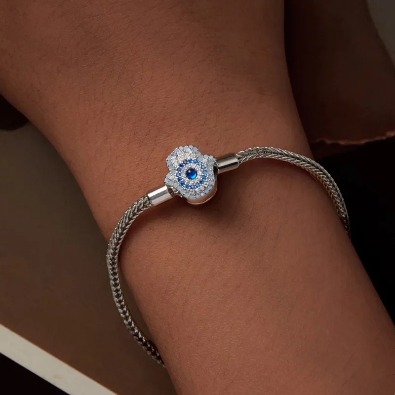 (afbeelding voor) PANDORA Stijl Fatima Beschermgodin Basis Ketting Armband - BSB159 - Bekijken 9
