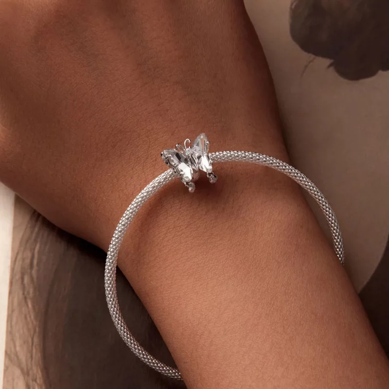 (afbeelding voor) PANDORA Stijl Sparkle Butterfly Charm - BSC965 - Bekijken 6