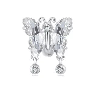 PANDORA Stijl Sparkle Butterfly Charm - BSC965 (afbeelding voor) PANDORA Stijl Sparkle Butterfly Charm - BSC965