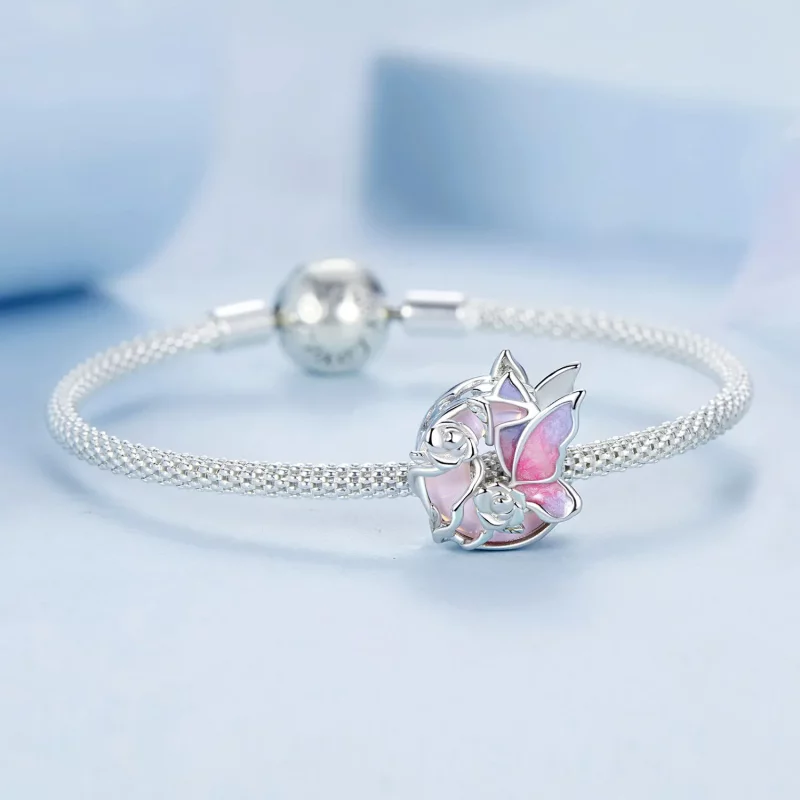 (afbeelding voor) PANDORA Stijl Neon Maanlicht Vlinder Charm - BSC968 - Bekijken 5