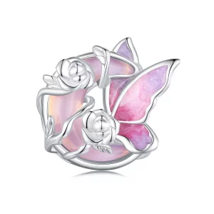 PANDORA Stijl Neon Maanlicht Vlinder Charm - BSC968 (afbeelding voor) PANDORA Stijl Neon Maanlicht Vlinder Charm - BSC968