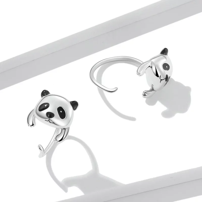 (afbeelding voor) PANDORA Stijl Mini Panda Oorbellen - BSE568 - Bekijken 2
