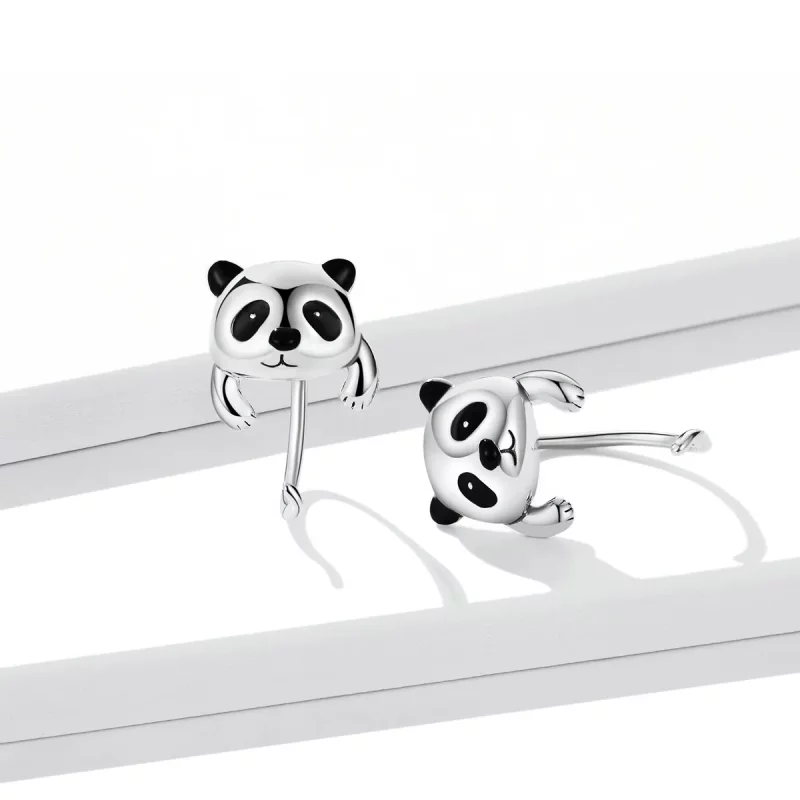 (afbeelding voor) PANDORA Stijl Mini Panda Oorbellen - BSE568 - Bekijken 4