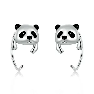 PANDORA Stijl Mini Panda Oorbellen - BSE568 (afbeelding voor) PANDORA Stijl Mini Panda Oorbellen - BSE568
