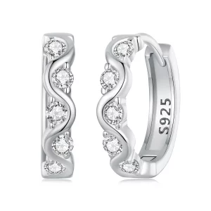 PANDORA Stijl Golvende Oorbellen - BSE963 (afbeelding voor) PANDORA Stijl Golvende Oorbellen - BSE963