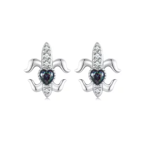 PANDORA Stijl Vintage Iris Stekeroorknoopjes - BSE968 (afbeelding voor) PANDORA Stijl Vintage Iris Stekeroorknoopjes - BSE968