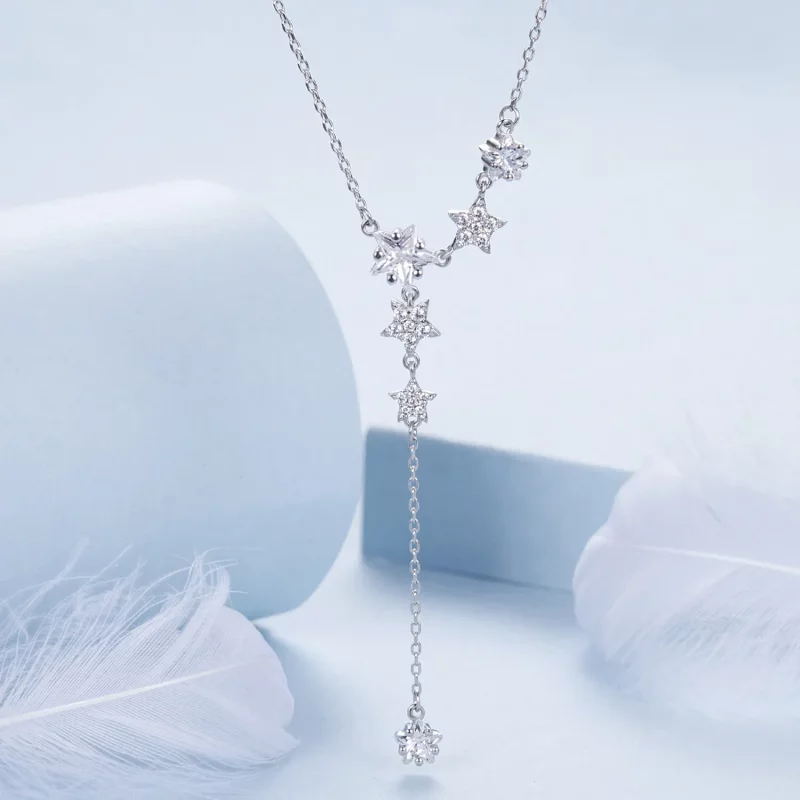 (afbeelding voor) PANDORA Stijl Sterrenketting - BSN368 - Bekijken 3
