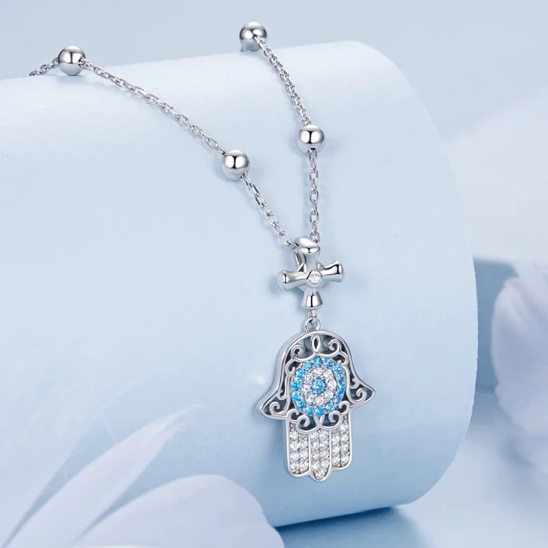 (afbeelding voor) PANDORA Stijl Hand van Fatima Ketting - BSN369 - Bekijken 2