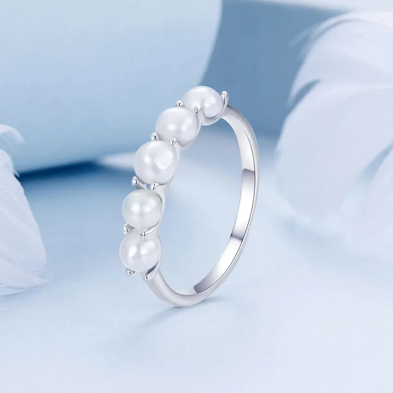 (afbeelding voor) PANDORA Stijl Natuurlijke Parel Ring - BSR510 - Bekijken 2