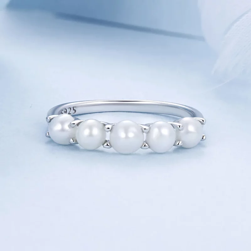 (afbeelding voor) PANDORA Stijl Natuurlijke Parel Ring - BSR510 - Bekijken 3