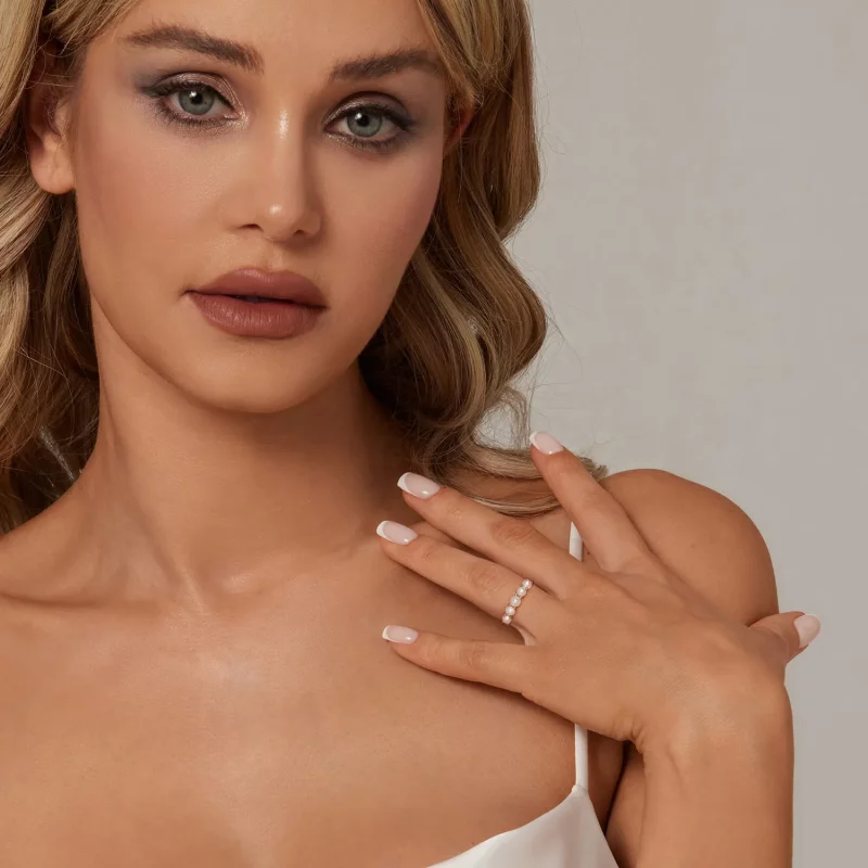 (afbeelding voor) PANDORA Stijl Natuurlijke Parel Ring - BSR510 - Bekijken 4