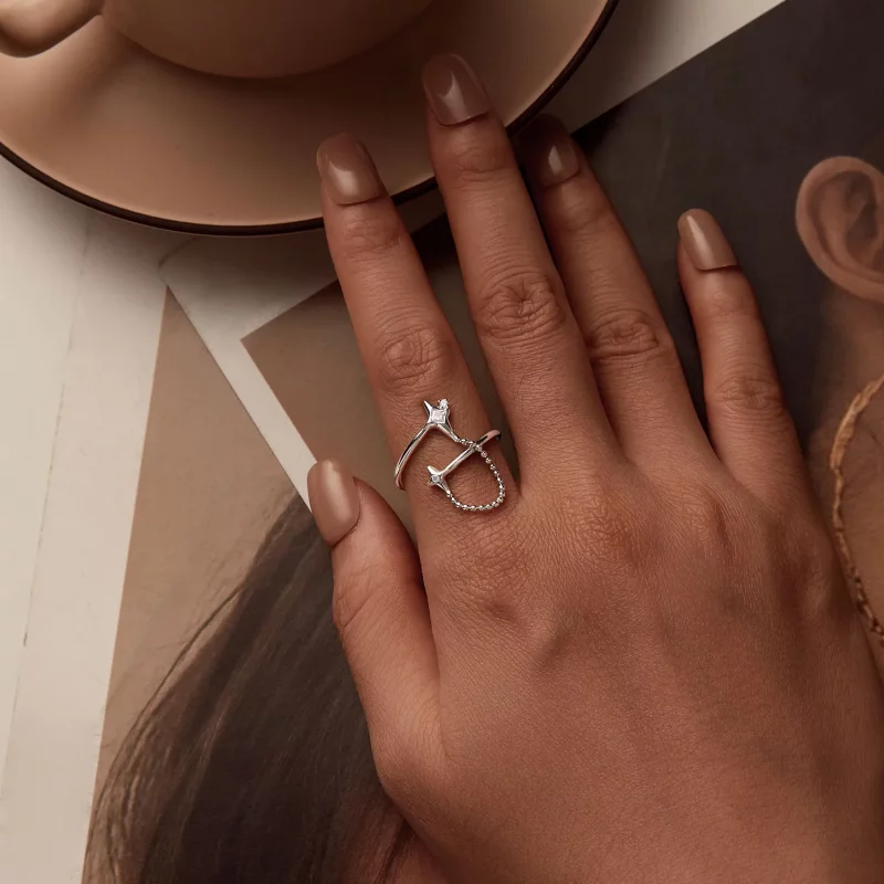 (afbeelding voor) PANDORA Stijl Starlight Open Ring - BSR519-E - Bekijken 4
