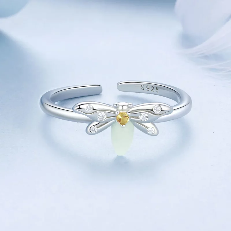 (afbeelding voor) PANDORA Style Bee Luminous Open Ring - BSR521-E - Bekijken 3