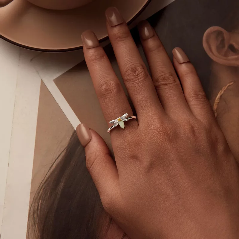 (afbeelding voor) PANDORA Style Bee Luminous Open Ring - BSR521-E - Bekijken 8