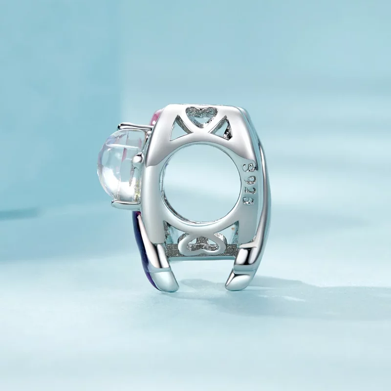 (afbeelding voor) PANDORA Stijl Roze Lint Charm - SCC2685 - Bekijken 3