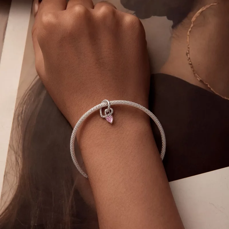 (afbeelding voor) PANDORA Stijl Slim Hart Hangertje - SCC2692 - Bekijken 5