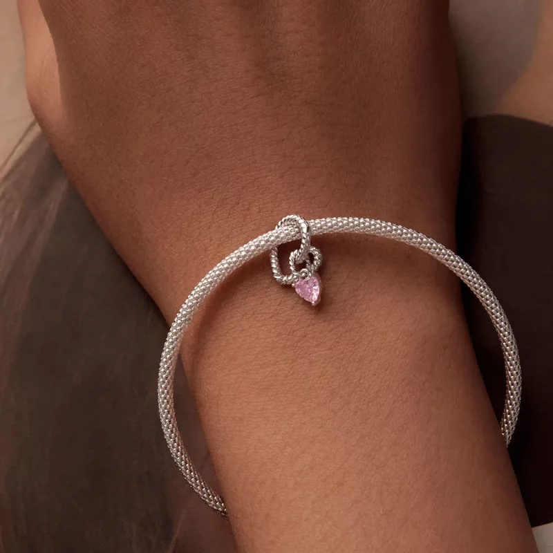 (afbeelding voor) PANDORA Stijl Slim Hart Hangertje - SCC2692 - Bekijken 6