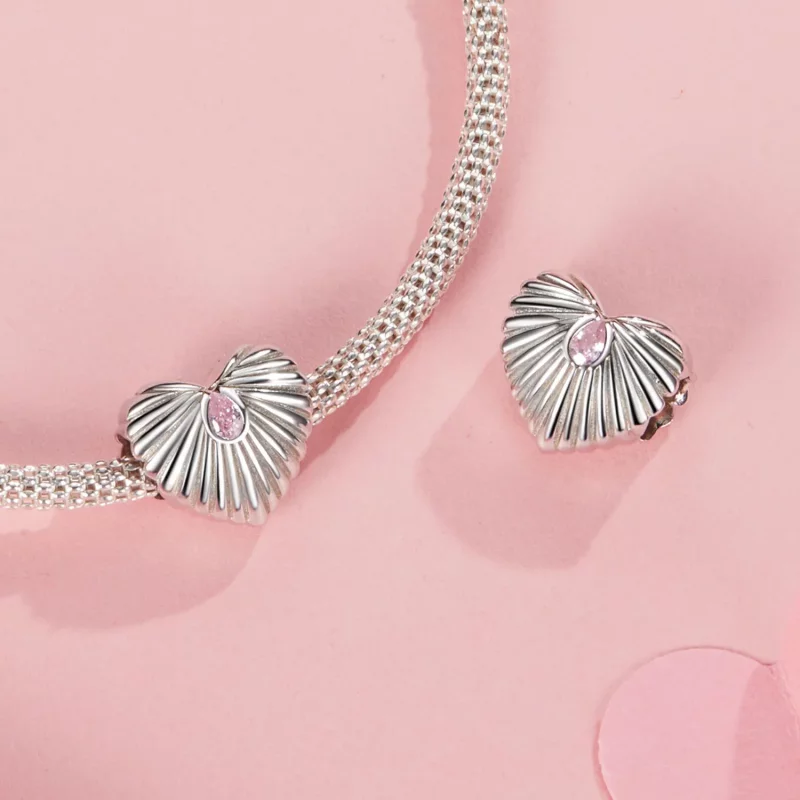 (afbeelding voor) PANDORA Stijl Hart Charm - SCC2693 - Bekijken 4