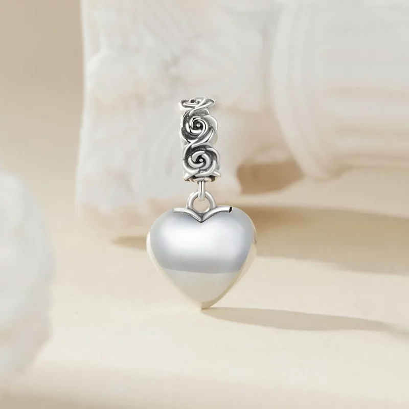 (afbeelding voor) PANDORA Stijl Romantische Roos Huwelijksaanzoek Box Hanger - SCC2701 - Bekijken 2