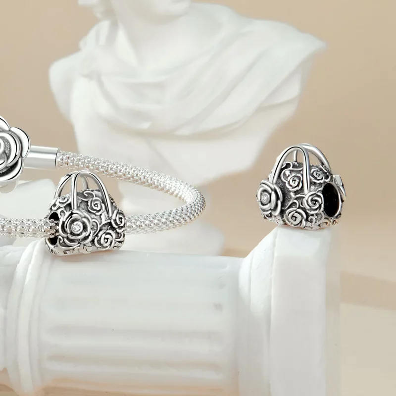 (afbeelding voor) PANDORA Stijl Rozen Geurzakje Charm - SCC2703 - Bekijken 4