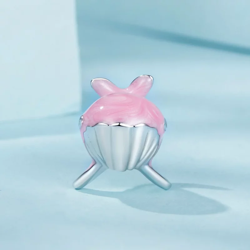 (afbeelding voor) PANDORA Stijl Roze Walvis Charm - SCC2707 - Bekijken 2