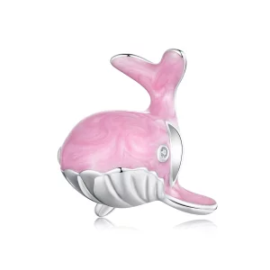 PANDORA Stijl Roze Walvis Charm - SCC2707 (afbeelding voor) PANDORA Stijl Roze Walvis Charm - SCC2707