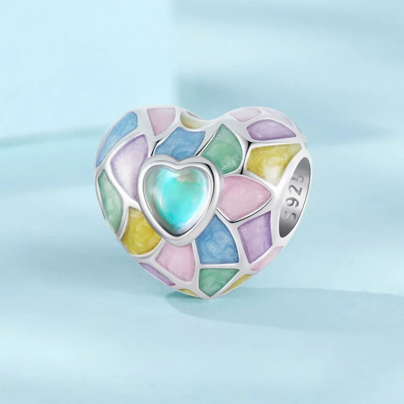 (afbeelding voor) PANDORA Stijl Neon Harten Charm - SCC2708 - Bekijken 2